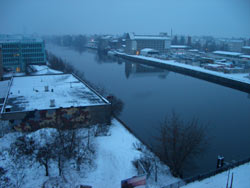 the river Spree, early in the morning