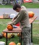 pumpkin cutting