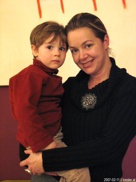 thomas with mother